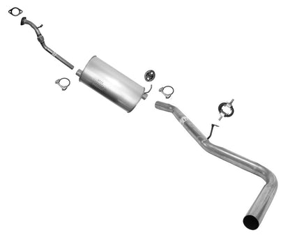 Exhaust System Muffler Tail Pipe for Nissan Frontier 2.4 01-04 Extended Cab Only - Photo 1
