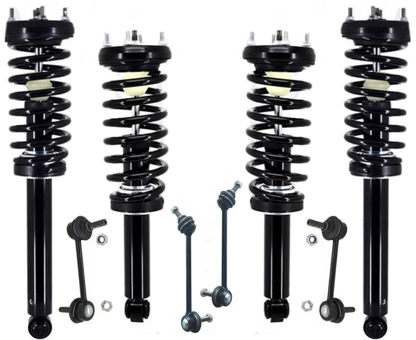 Puntales y enlaces completos delanteros y traseros para S-Type 2000-2002 a chasis/VIN M45254
