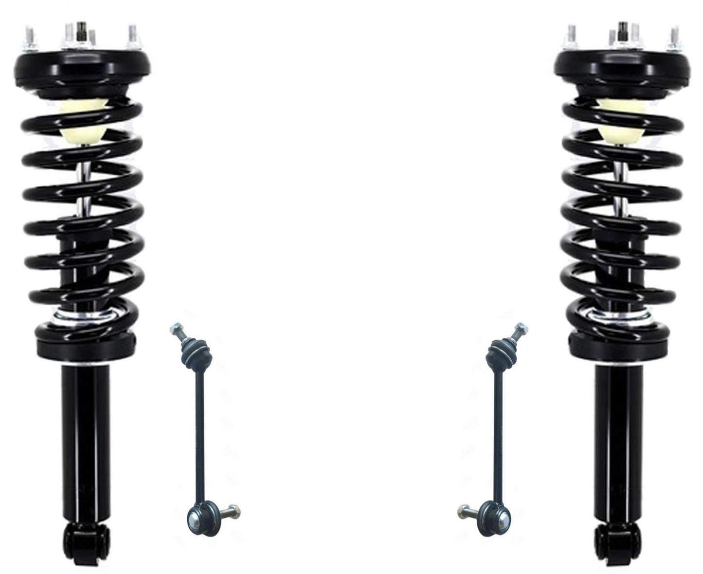 Puntales y enlaces traseros completos para Jaguar S-Type 2000-2002 hasta chasis/VIN M45254