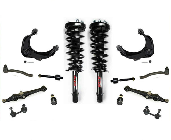 For 99-03 Acura TL 3.2L Ft Coil Spring Struts Control Arms Ball Joints Sway 14Pc