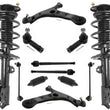 Front Complete Struts Control Arms Tie Rods & Links For Toyota Corolla 2014-19