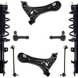 Front Struts Control Arms Tie Rods & Links For Ford Ecosport 2.0L 2018-2021