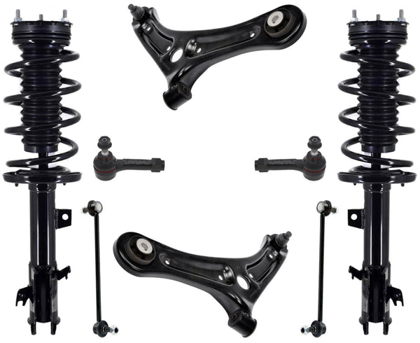 Front Struts Control Arms Tie Rods & Links For Ford Ecosport 2.0L 2018-2021