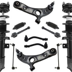 Front Struts Lower Control Arms Tie Rods & Links For Hyundai Santa Fe 013-2018