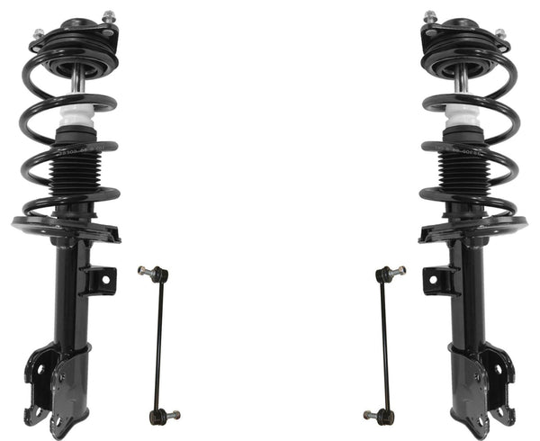 Front Complete Struts Assembly & Sway Bar Links For Hyundai Santa Fe 2013-2018