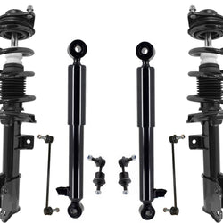 Front Struts Rear Shocks & Links For Hyundai Santa Fe Front Wheel Drive 13-2018