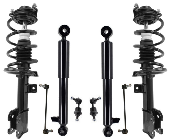 Front Struts Rear Shocks & Links For Hyundai Santa Fe All Wheel Drive 2013-2018