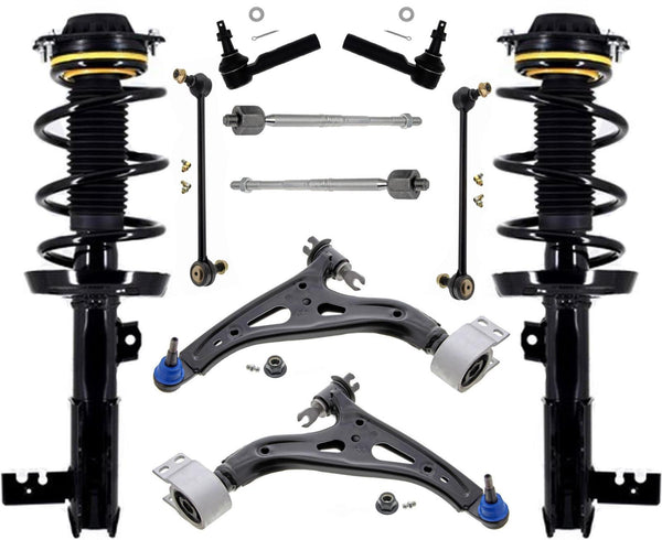 Front Struts Control Arms Links TIe Rods For Equinox 2018-2023 Front Wheel Drive