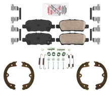 AmeriPRO Pastillas de freno de disco de cerámica Hardware de zapatos de estacionamiento para Infiniti FX45 03-08
