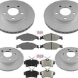 Performance GEO Coated Disc Brake Rotors & Pads For Ford Mustang 1999-2004 GT