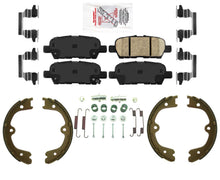 AmeriPro Pastillas de freno de disco de cerámica Hardware de zapatos de estacionamiento para Infiniti M35h 12-13