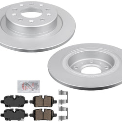 REAR Performance GEO Coated Disc Brake Rotors Pads for GMC Terrain Equinox 2022