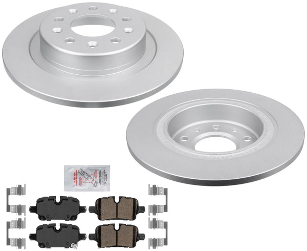 REAR Performance GEO Coated Disc Brake Rotors Pads for GMC Terrain Equinox 2022