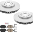 Front GEO Coated Disc Brake Rotors Pads For GMC Terrain 2018-22 321MM J17 Code