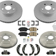 Front Coated Brake Rotors Drums Brake Pads Brake Shoes For Toyota Prius 04-2009