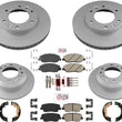 GEO Coated Disc Brake Rotors Disc Brake Pads Parking For Kia Sedona 2007-2014