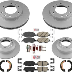 GEO Coated Disc Brake Rotors Disc Brake Pads Parking For Kia Sedona 2007-2014