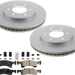 Front Coated Off Road Performance Disc Brake Rotors Pads For Expedition 2003-06