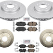 Coated Disc Brake Rotors Ceramic Pads, Hard for Buick Encore GX 2020 2021 2025