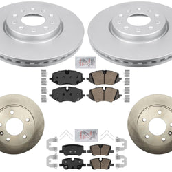 Coated Disc Brake Rotors Ceramic Pads, Hard for Buick Encore GX 2020 2021 2025