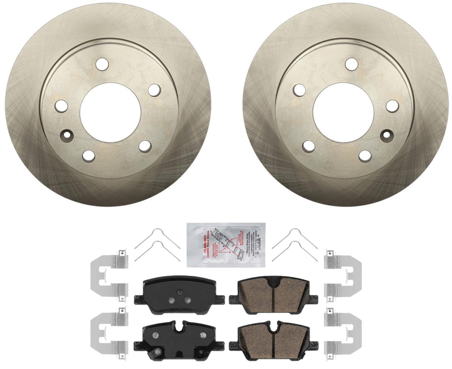 Rear Disc Brake Rotors Ceramic Pads hardware For Buick Encore GX 2020-2024