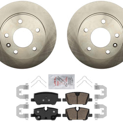 Rear Disc Brake Rotors Ceramic Pads hardware For Buick Encore GX 2020-2024