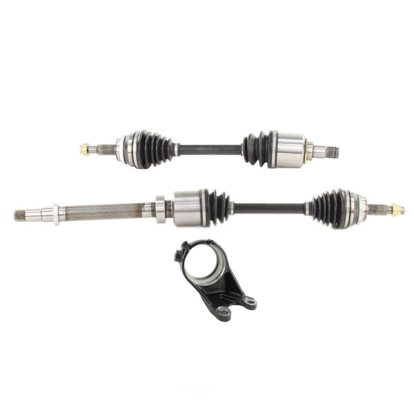 Frt CV Drive Axles Shafts with Carrier Bearing Bracket for 2016-2018 Lexus ES350