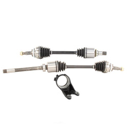 Frt CV Drive Axles Shafts with Carrier Bearing Bracket for 2016-2018 Lexus RX350