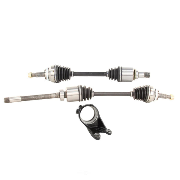 Frt CV Drive Axles Shafts with Carrier Bearing Bracket for 2016-2018 Lexus RX350