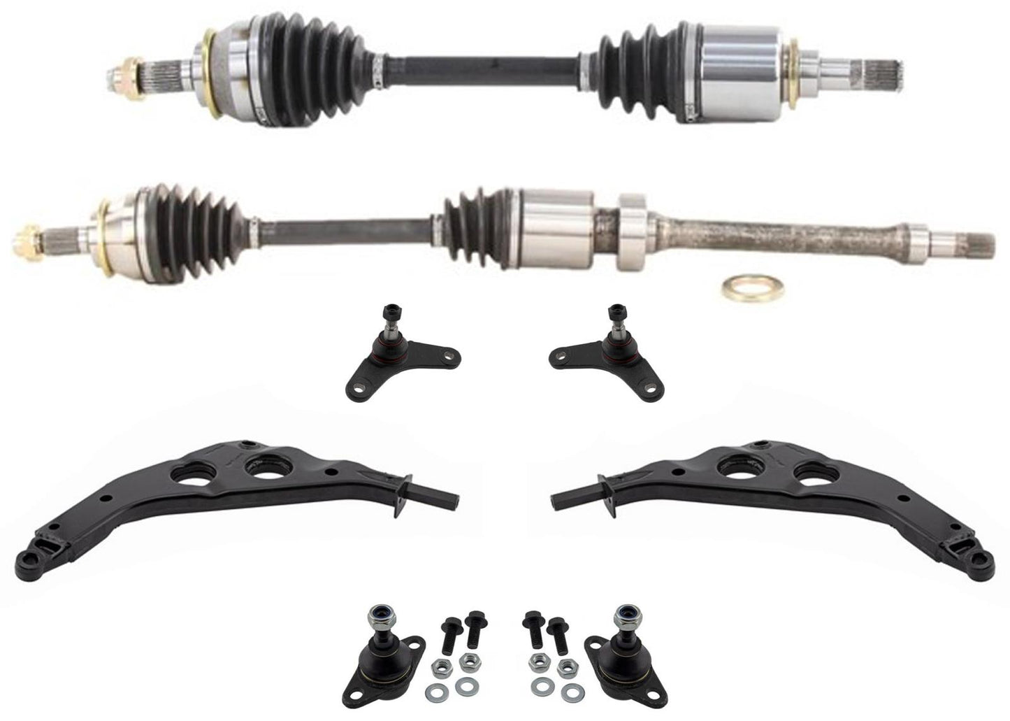 Dirección y ejes para Mini Cooper Base 1.6 Transmisión automática y soporte 02-08