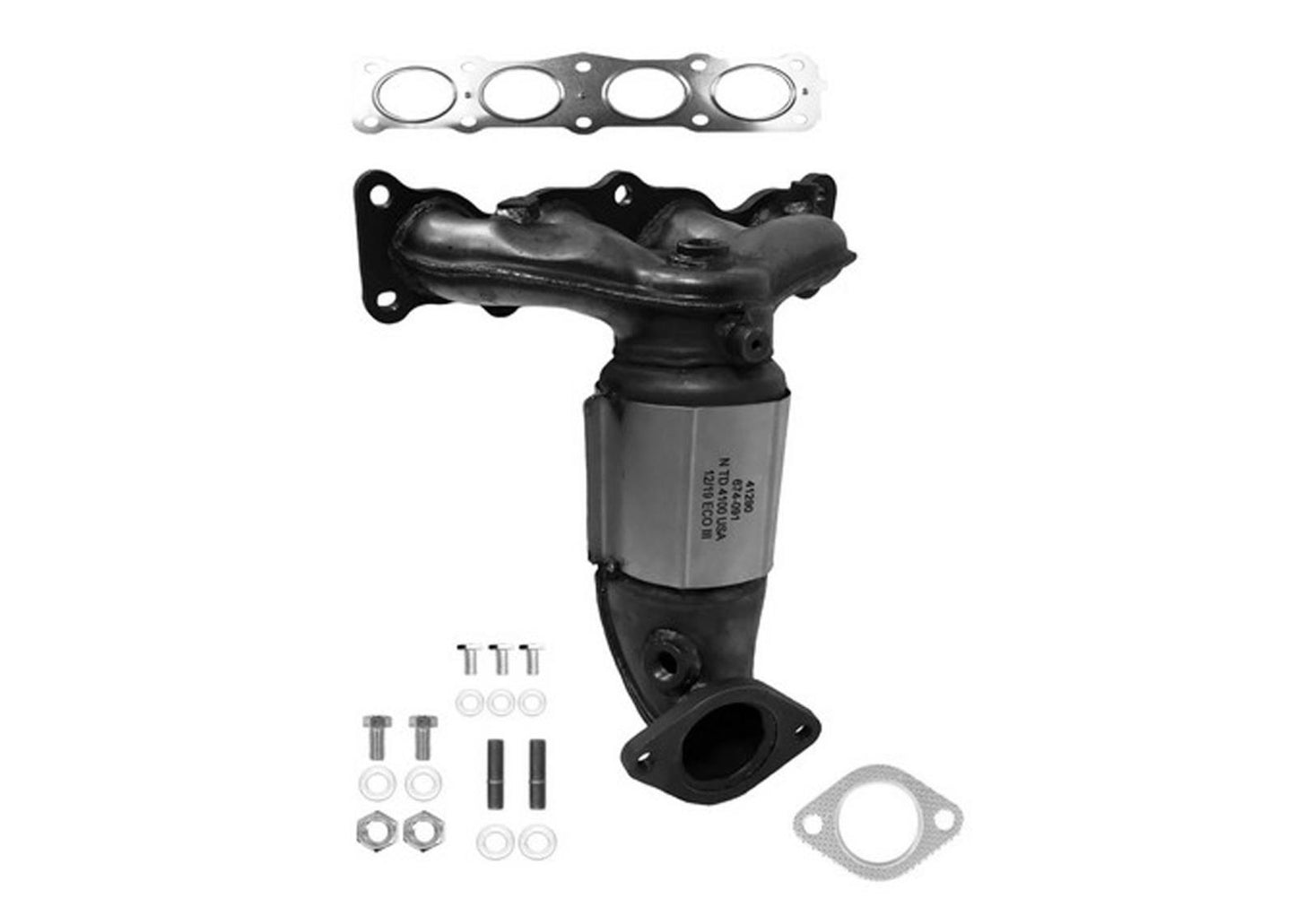 Convertidor Catalítico De Colector Delantero para Tracción Total Hyundai Santa Fe 2.4 ULEV