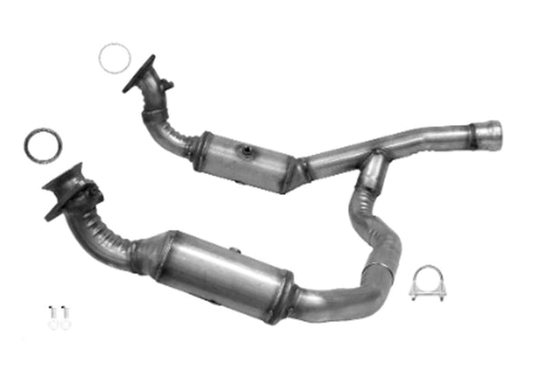 Engine Y Pipe with Catalytic Converters for GMC Yukon Tahoe 2021-2023 5.3L