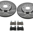 Fits for 10-14 Camaro V8 6.2L Frt Brake Rotors & Brake Pads 55175 MD1474