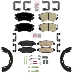 AmeriPro Premium OE Style Disc Brake Pads Parking Shoe for Camaro 10-15 3.6L