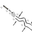 For 98-2004 Ford F150 Performance Dual Exhaust Muffler Pipes Aluminized Muffler