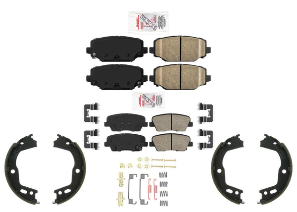 Ceramic Brake Disc Pads & Parking Shoes for Hyundai Equus 2012-2013 V8 5.0L