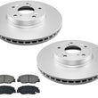 Ceramic Front Pads & Coated Disc Brake Rotors For Honda Civic 1.5 2.0 2022-2024