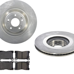 Front Disc Brake Rotors & Ceramic Brake Pads For KIA K900 5.0 V8 2015-2017