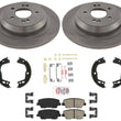 Rear Disc Brake Rotors Brake Pad Hardware Parking Shoes for Hyundai Equus 11-13