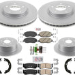 GEO Performance Brake Rotors Brake Pads Parking Shoes for Hyundai Santa Fe 07-09