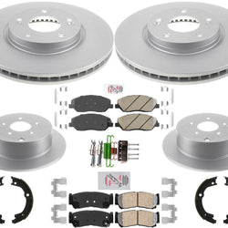 GEO Performance Brake Rotors Brake Pads Parking Shoes for Hyundai Santa Fe 07-09