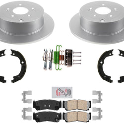 GEO Performance Brake Rotors Brake Pads Parking Shoes for Hyundai Santa Fe 07-09