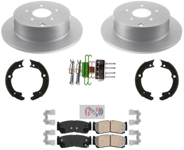 GEO Performance Brake Rotors Brake Pads Parking Shoes for Hyundai Santa Fe 07-09