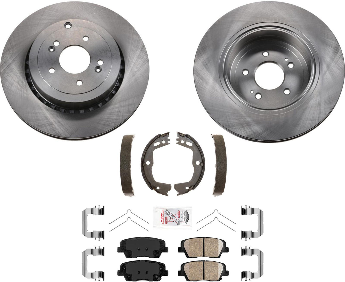 Pastilla de cerámica de freno de disco trasero de 340 mm para G70 19-21 sin Brembo