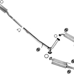 Tubo de extensión de resonador, silenciadores dobles, sistema de escape para Toyota Avalon 2005-2012