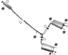 Tubo de extensión de resonador, silenciadores dobles, sistema de escape para Lexus ES350 2007-2012