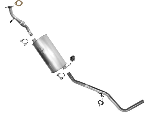 Exhaust Muffler Tail Pipe for Nissan Frontier RWD 2.4 2001 Regular Cab 104.3"