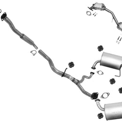Converter Mufflers Resonator Pipe Exhaust System For Subaru Outback 2.5L 2005