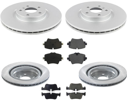 Frt & Rr Disc Brake Rotors OE Metallic Pads For BMW X1 2016 2017 2018 2021 2022