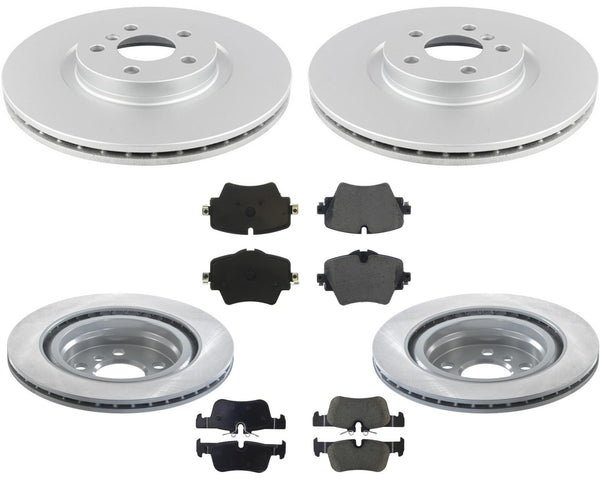 Frt & Rr Disc Brake Rotors OE Metallic Pads For BMW X1 2016-2021 34116865713